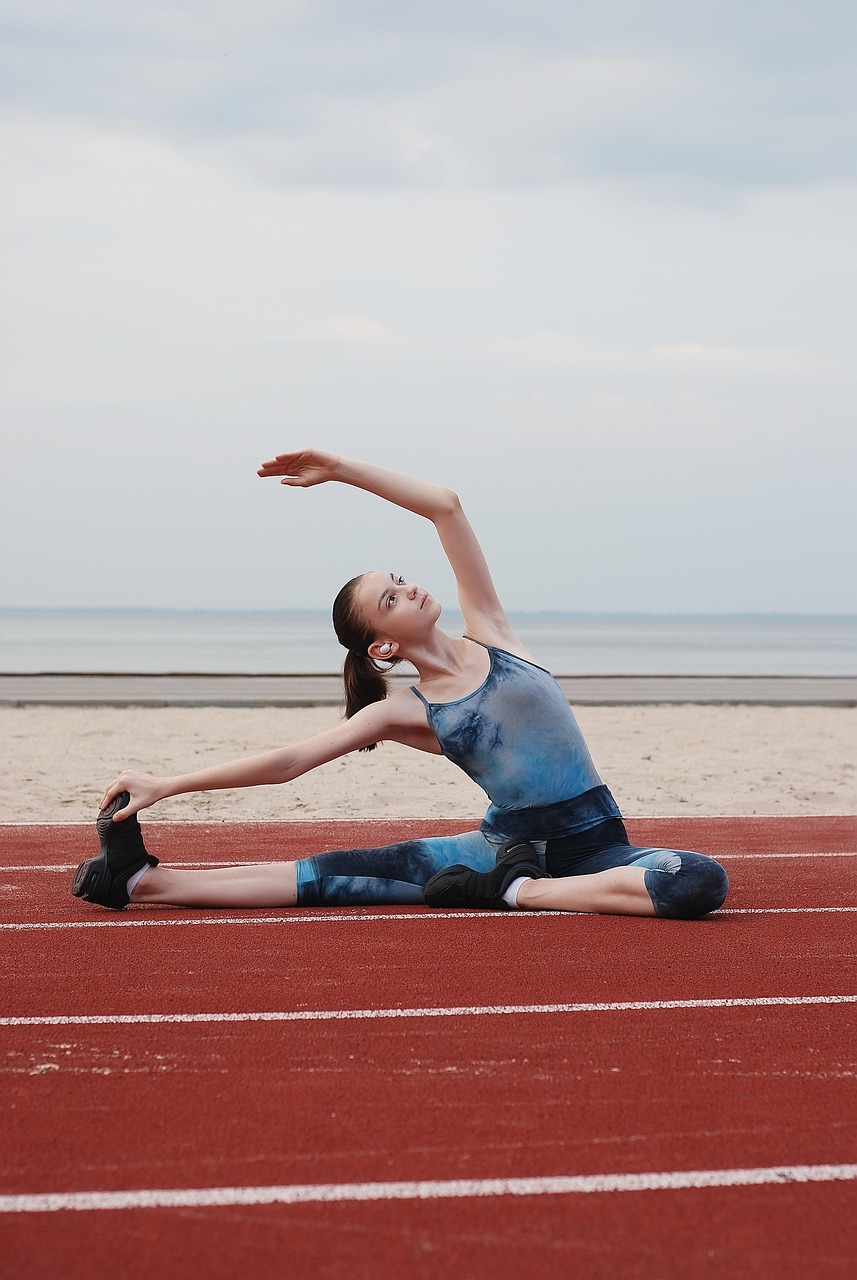services-01 girl, stretching, warming up, run, young woman, sports, fitness, red, running track, run, fitness, fitness, fitness, fitness, fitness